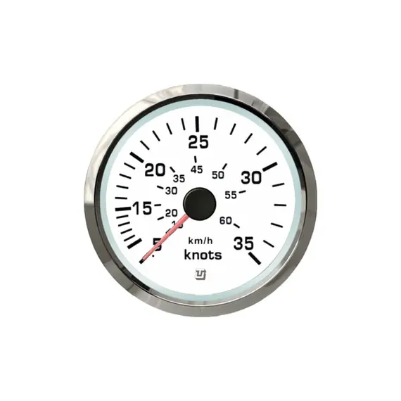 Speedometer - 35 Knots - Chromed, Color: Chrome