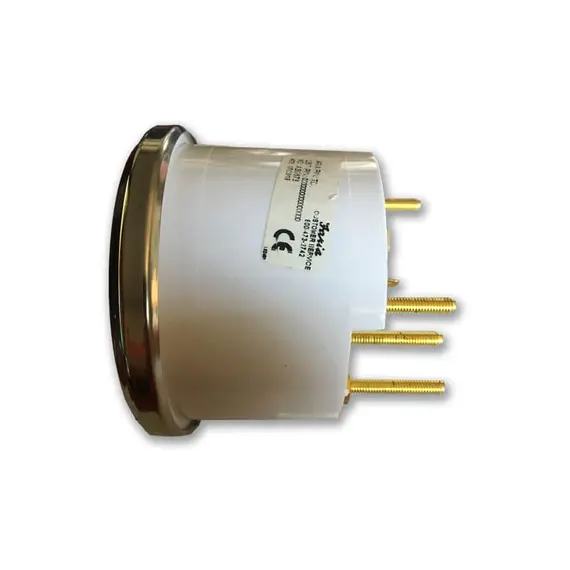Tachometer with Hours Counter - 7000 RPM - 12V - Chromed, Color: Chrome, 2 image Tachometer with Hours Counter - 7000 RPM - 12V - Chromed, Color: Chrome, 2 image