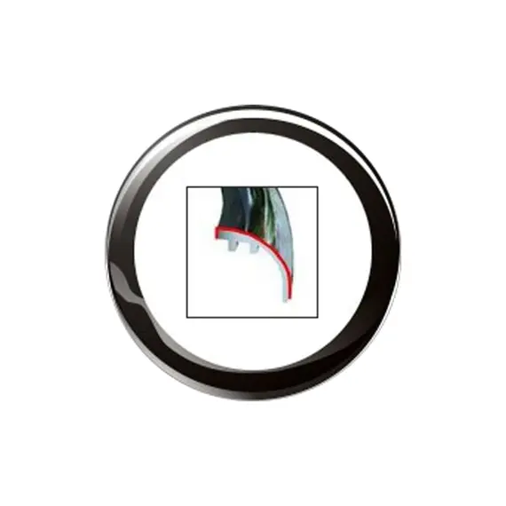 Round ViewLine Frame - 110mm - Black, Color: Black, Diameter, mm: 110