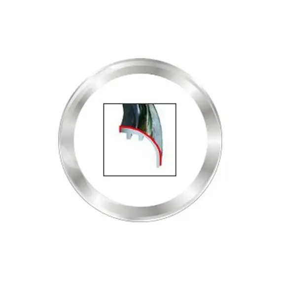Round ViewLine Frame - 110mm - Chromed, Color: Chrome, Diameter, mm: 110