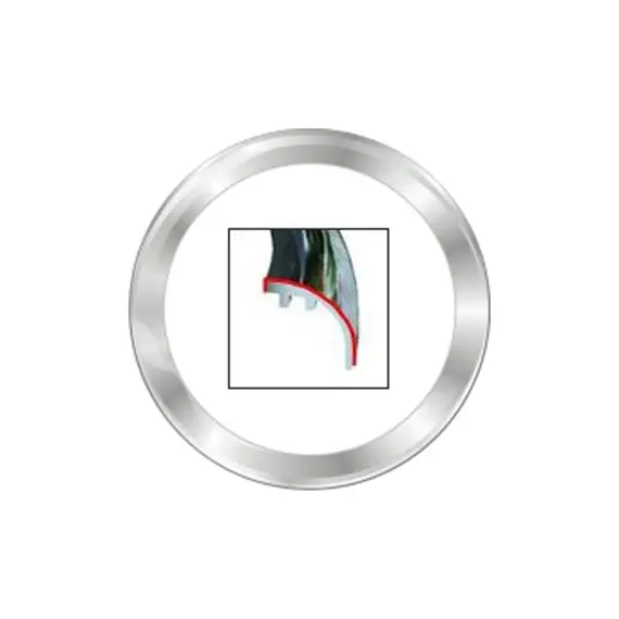Round ViewLine Frame - 52mm - Chromed, Color: Chrome, Diameter, mm: 52