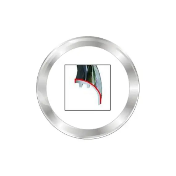 Round ViewLine Frame - 85mm - Chromed, Color: Chrome, Diameter, mm: 85