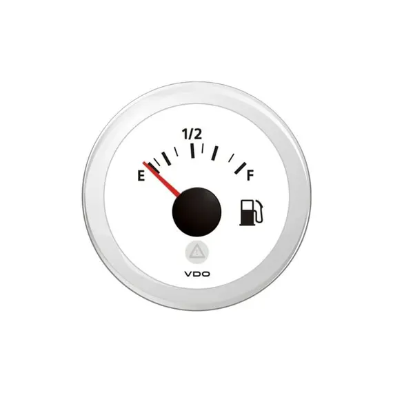 Fuel Indicator 240-33.5 Ohm - White, Color: White