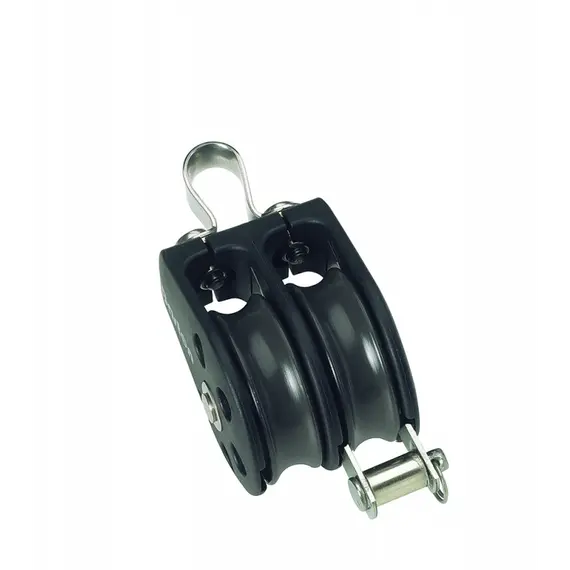 Double block - Fixed eye+becket diameter 12mm