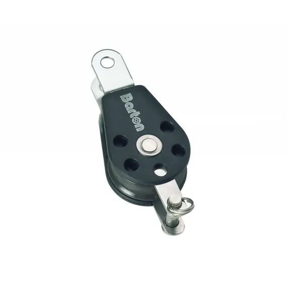 Poulie simple - Axe de manille fixe + manille de diamètre 10mm