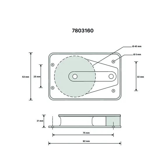 Single check block diameter 10mm, 2 image