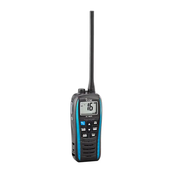 IC-M25 VHF Handheld Radio - Blue, Color: Blue