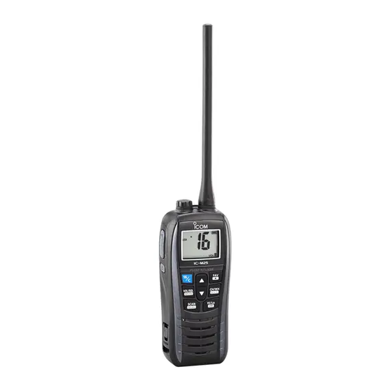 IC-M25 VHF Handheld Radio - Grey, Color: Grey