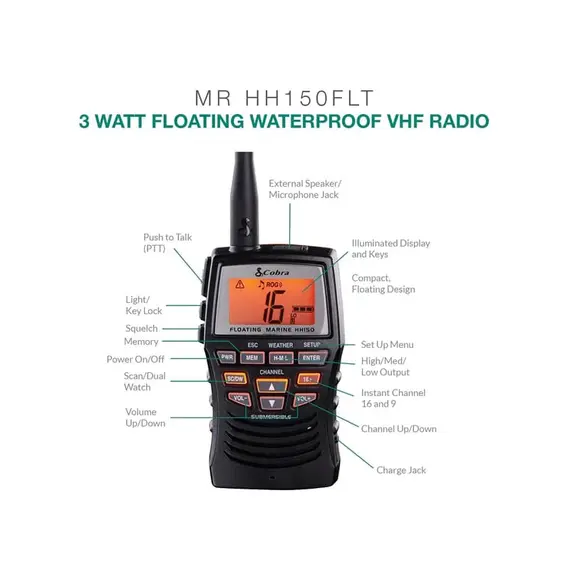 HH150 FLTE Radio VHF portable, 2 image HH150 FLTE Radio VHF portable, 2 image
