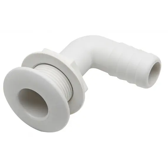 Nylon 90° Drain Socket - Ø25mm, For hose diameter, mm: 25