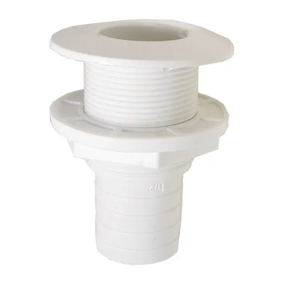 Nylon Through-hull - 1"1/2 - Ø40mm, For hose diameter, mm: 40, Thread: 1"1/2