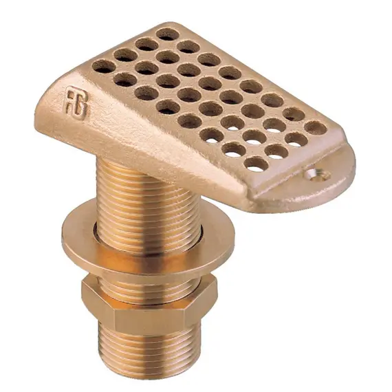 Drilled Brass Intake Strainer - 1"1/4, Thread: 1"1/4