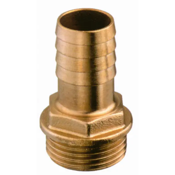 Bronze Male Hose Connector - 1/2" - 18mm, For hose diameter, mm: 18, Thread: M1/2"