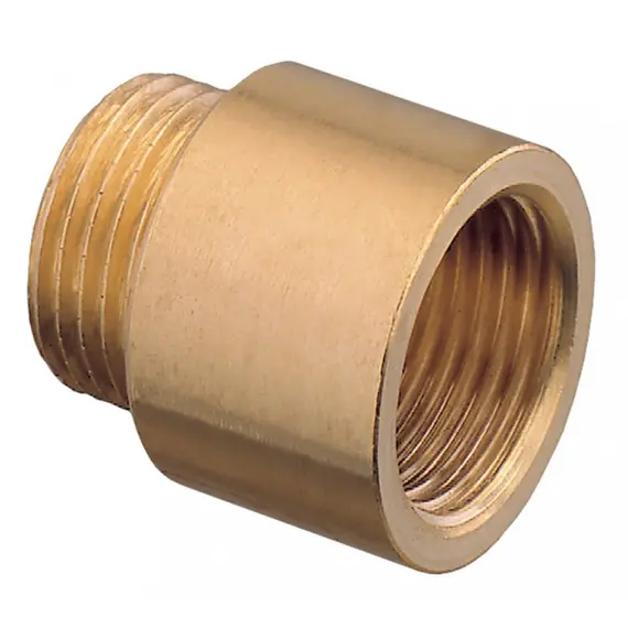 Brass Extension - 3/4" x 40mm, H, mm: 40, Thread: 3/4"