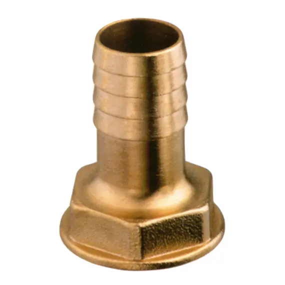 Brass Female Hose Connector - 3/8" - 15mm, For hose diameter, mm: 15, Thread: F3/8"