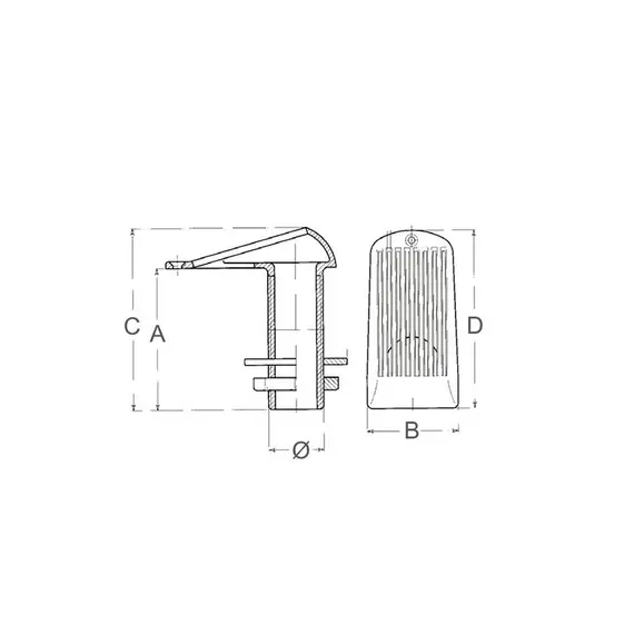 Brass Intake Strainer - 3/8", Thread: 3/8", 2 image Brass Intake Strainer - 3/8", Thread: 3/8", 2 image