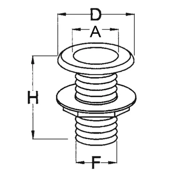Nylon Through-hull - 11/2
Nylon à travers la coque - 11/2, Fil de discussion: 1"1/2, 2 image Nylon Through-hull - 11/2
Nylon à travers la coque - 11/2, Fil de discussion: 1"1/2, 2 image