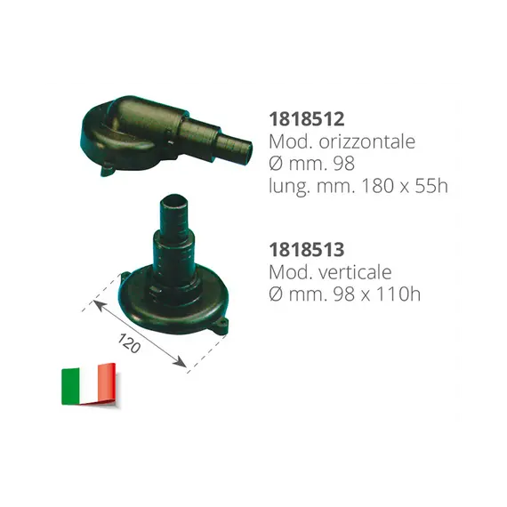 Vertical PVC Bilge Strainer - Ø25-35mm, 3 image Vertical PVC Bilge Strainer - Ø25-35mm, 3 image
