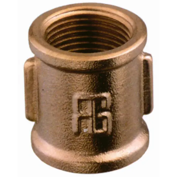 Bronze Joint Sleeve - 1/2", Thread: F1/2"