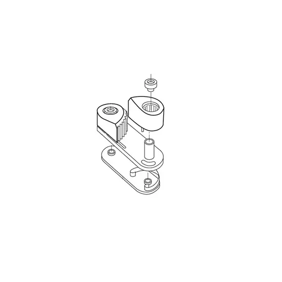 "K" Clamcleat diameter 10-14mm, 2 image "K" Clamcleat diameter 10-14mm, 2 image