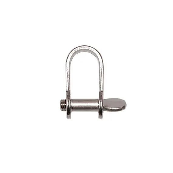 Flat D Shackle - diameter 4mm, Diameter, mm: 4