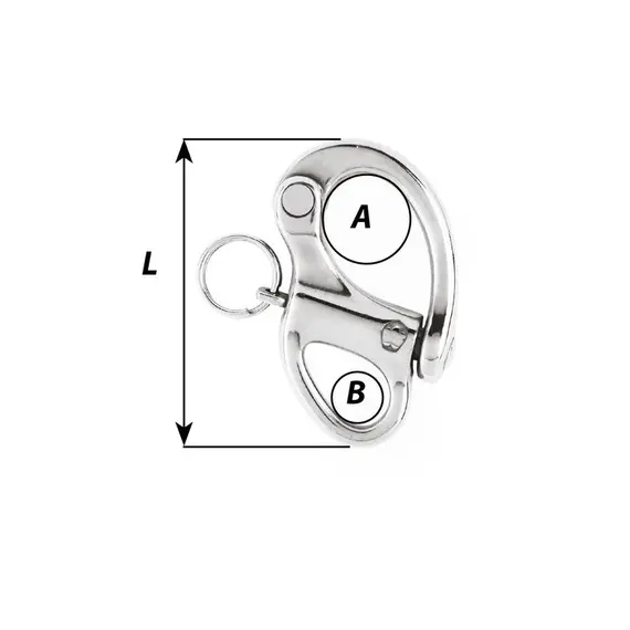 Mousqueton pour spinnaker - 50mm, Longueur, mm: 50, 2 image Mousqueton pour spinnaker - 50mm, Longueur, mm: 50, 2 image