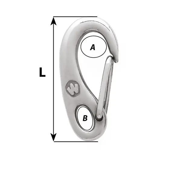 Mousqueton - 75mm, Longueur, mm: 75, 2 image Mousqueton - 75mm, Longueur, mm: 75, 2 image