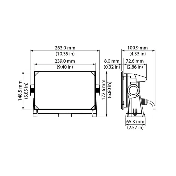 NSX 3009 without Transducer, Display size, inch: 9, 9 image NSX 3009 without Transducer, Display size, inch: 9, 9 image