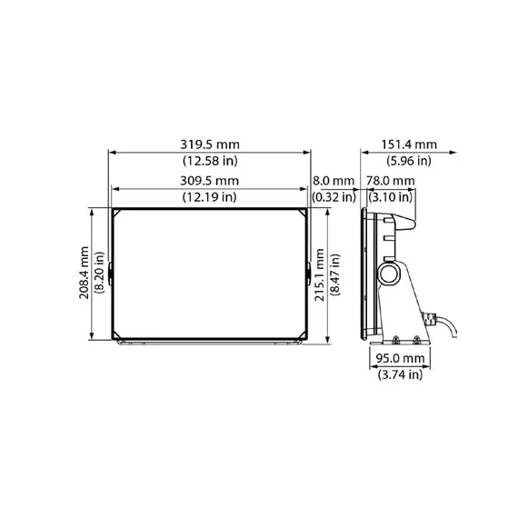 NSX 3012 with Active Imaging™ Transducer, Display size, inch: 12, 10 image NSX 3012 with Active Imaging™ Transducer, Display size, inch: 12, 10 image