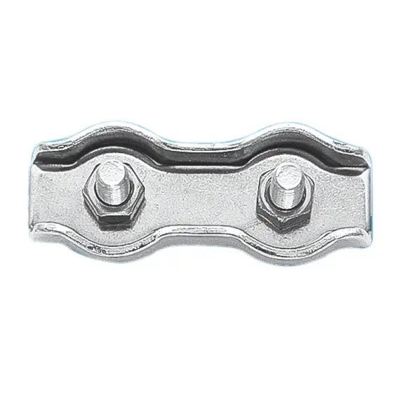 Duplex Wire Rope Clip - diameter 5mm, For rope diameter, mm: 5