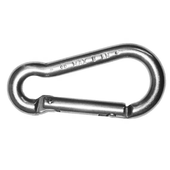 AISI 316 Kong Carabiner with Asymmetric Opening - diameter 8mm, Diameter, mm: 8