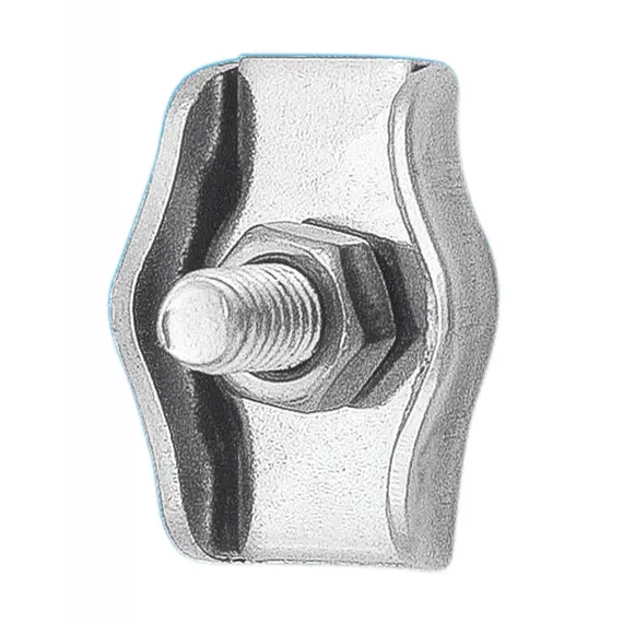 Clip de câble métallique Simplex - diamètre 6mm, Pour le diamètre de corde, mm: 6