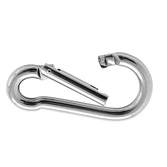 Mousqueton AISI 316 avec fermeture droite - diamètre 10mm, Diamètre, mm: 10, 2 image