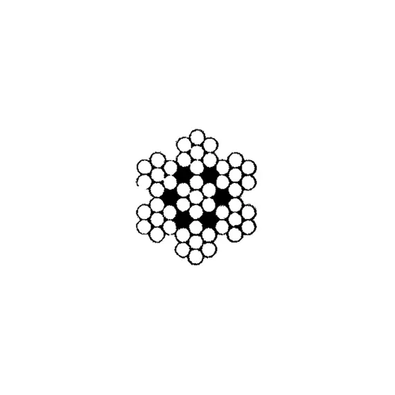 Câble en acier inoxydable - 49 fils - diamètre 2mm, Diamètre, mm: 2, 3 image Câble en acier inoxydable - 49 fils - diamètre 2mm, Diamètre, mm: 2, 3 image
