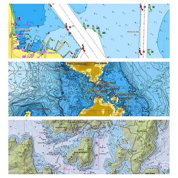 C-MAP 4D - Mer Tyrrhénienne et Méditerranée centrale, 2 image C-MAP 4D - Mer Tyrrhénienne et Méditerranée centrale, 2 image