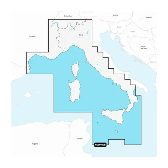 Garmin Navionics+ - NSEU012R - Mediterranean Sea, Central & West Charts