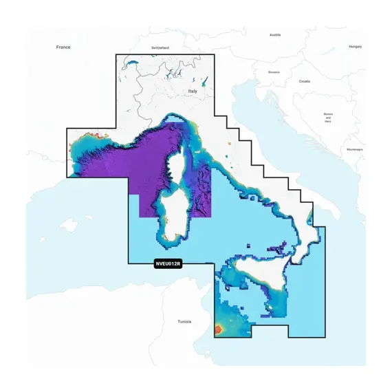 Garmin Navionics Vision+ - NVEU012R - Mediterranean Sea, Central & West Charts
