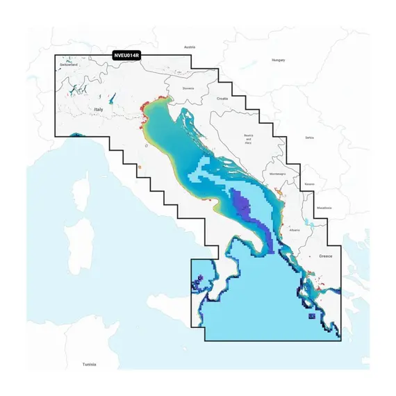 Garmin Navionics Vision+ - NVEU014R - Italy, Adriatic Sea Charts
