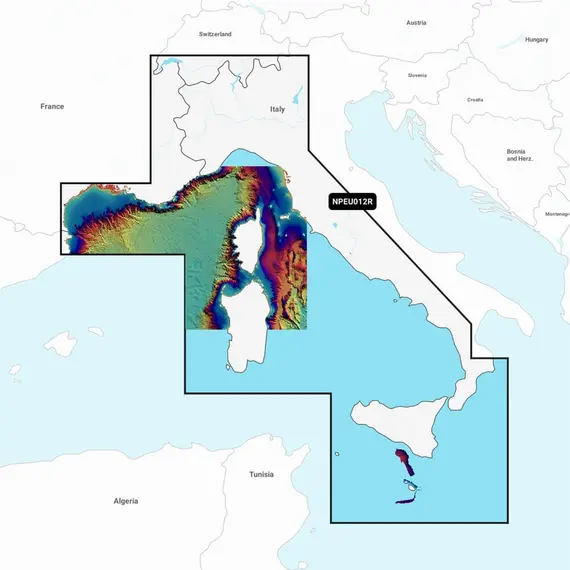 Platinum+ Tyrrhenian Sea and Central Mediterranean Charts