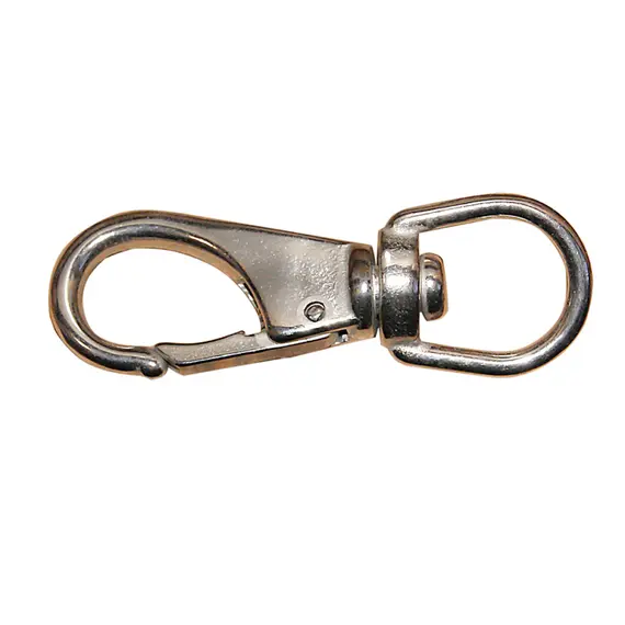 AISI 316 Manille à cliquet avec œil pivotant - 85mm, Longueur, mm: 85