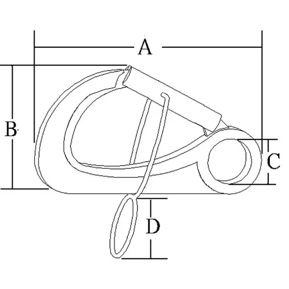Mousqueton pour bouée d'amarrage, 3 image