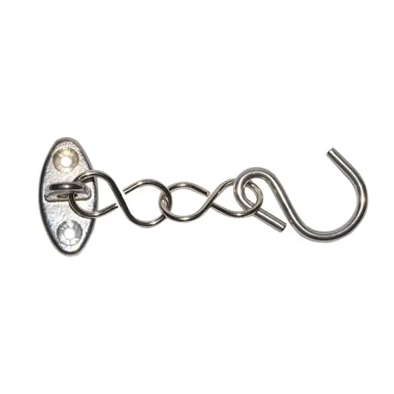 Chromed brass chain for portlight