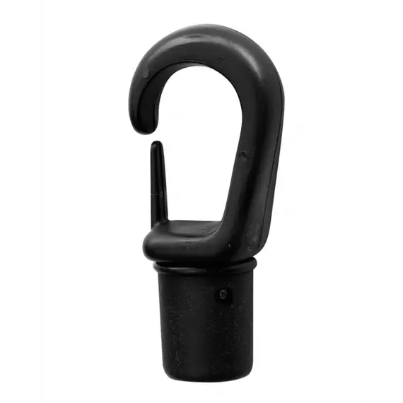 Black Nylon Snap Hook - diameter 5/6mm, Diameter, mm: 5/6
