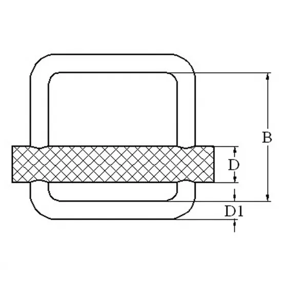 Boucle Inox - 30mm, Largeur, mm: 30, 2 image Boucle Inox - 30mm, Largeur, mm: 30, 2 image