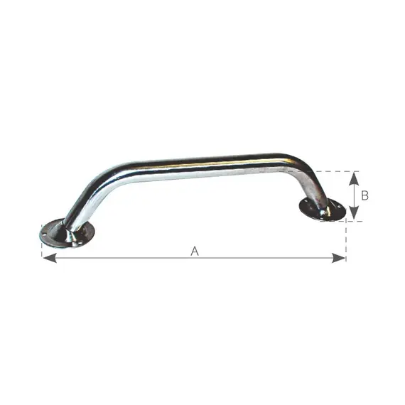 Poignée en inox - 500mm, Longueur, mm: 500, 2 image Poignée en inox - 500mm, Longueur, mm: 500, 2 image