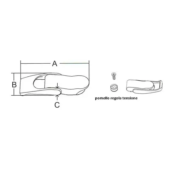 Keyless PVD closure, 2 image Keyless PVD closure, 2 image
