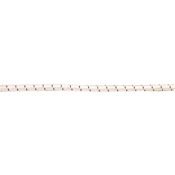 White Elastic Braid - diameter 5mm - 100m, Rope color: White, Rope diameter, mm: 5