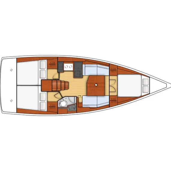 Beneteau Oceanis 38.1, 16 image Beneteau Oceanis 38.1, 16 image