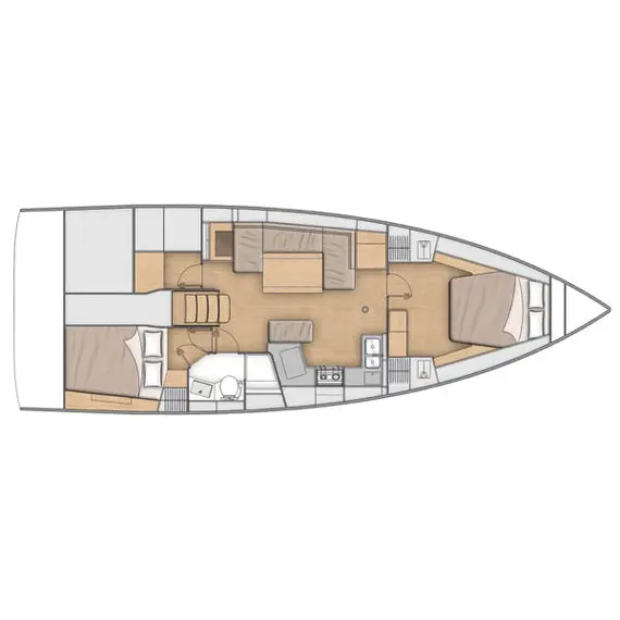 Beneteau Oceanis 40.1, 17 image Beneteau Oceanis 40.1, 17 image