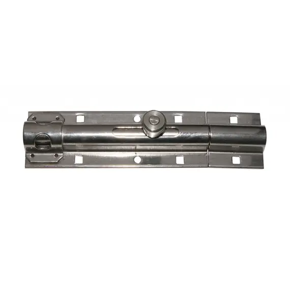 Spring Door Bolt with Padlock Eye - 210mm, Length, mm: 210